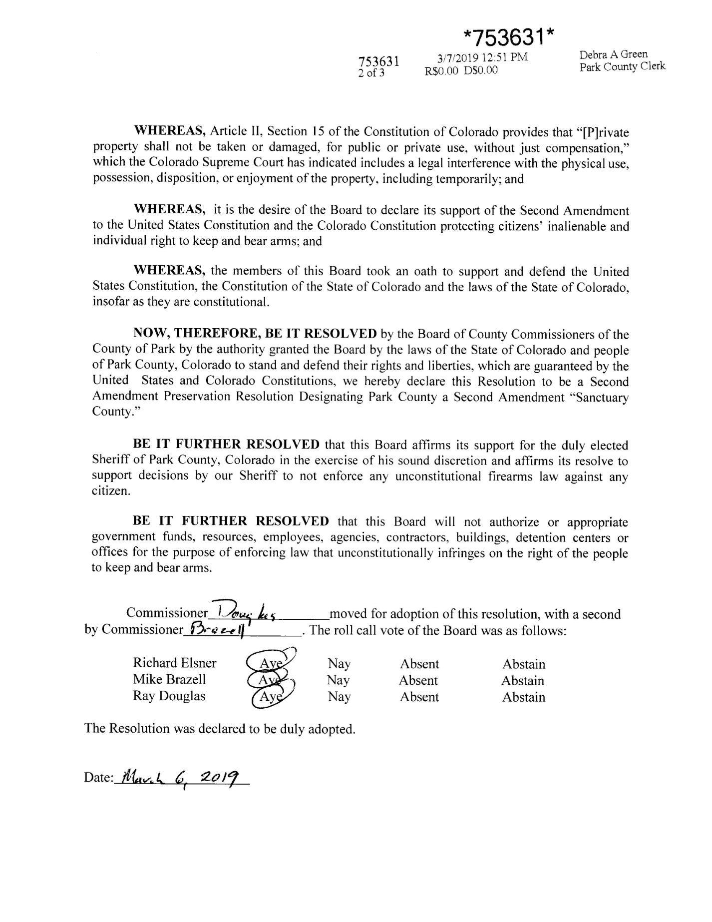 19-15 Declaring Park County Second Amendment Sanctuary County_Page_2