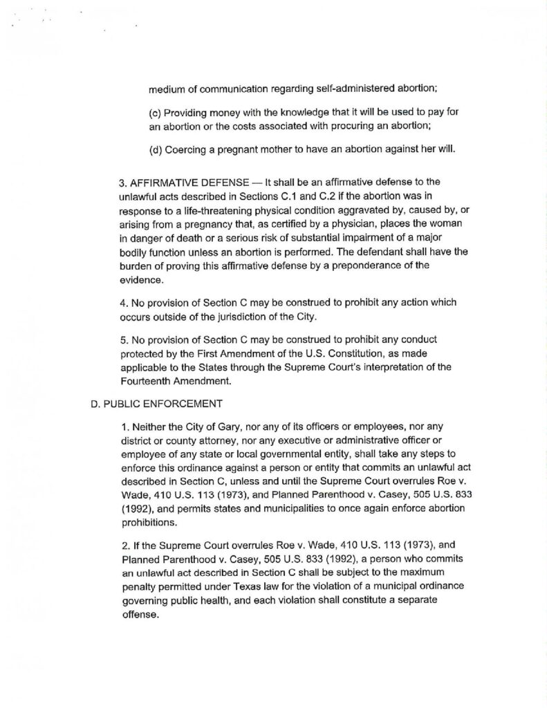 City of Gary Texas Page 4