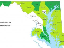 Maryland Second Amendment Sanctuary Map