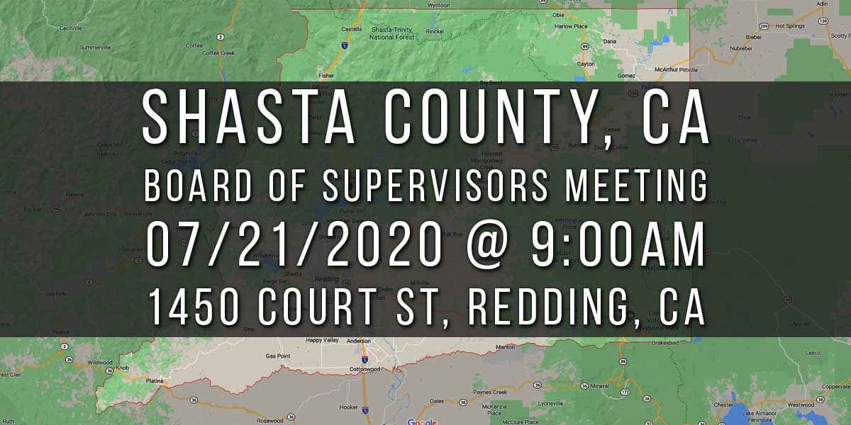 Shasta County Board of Supervisors Meeting