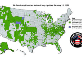 Second Amendment Sanctuary Counties Map