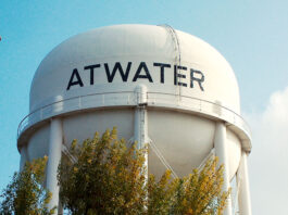 Picture of Atwater California water tower