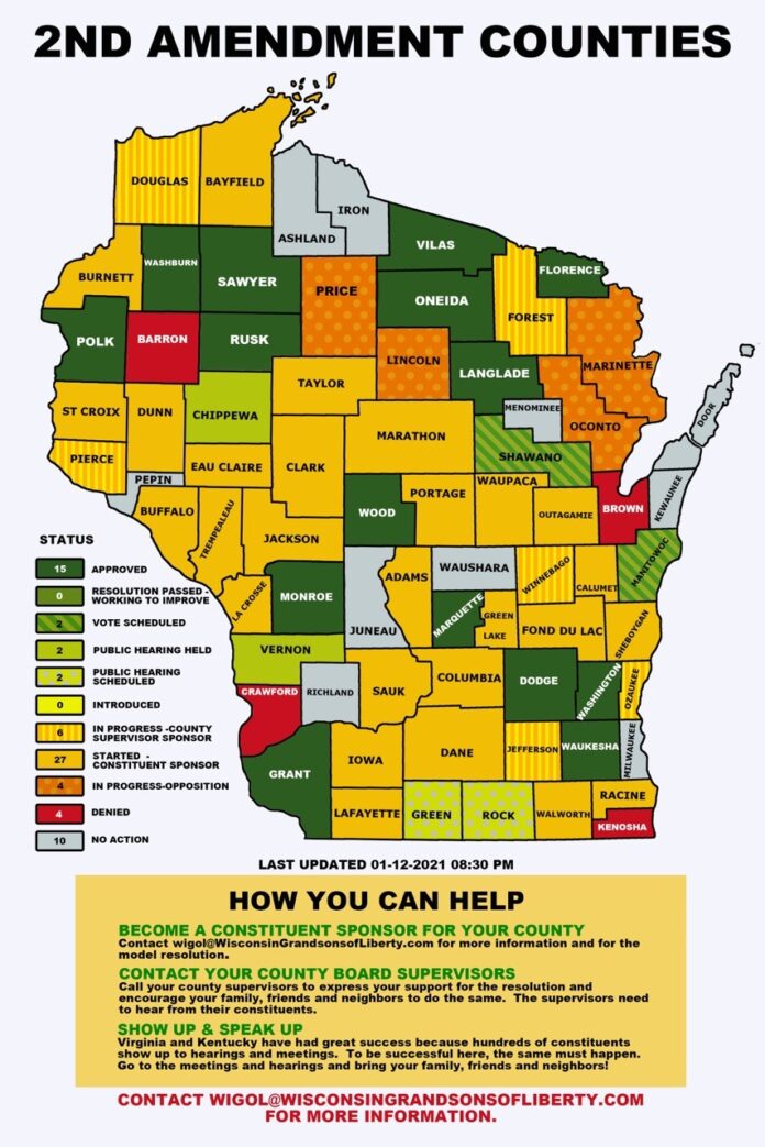 Wisconsin 2A Sanctuary Map