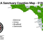 Florida Second Amendment Sanctuary State Map