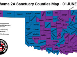 Oklahoma Second Amendment Sanctuary Updated Map June 01 2021